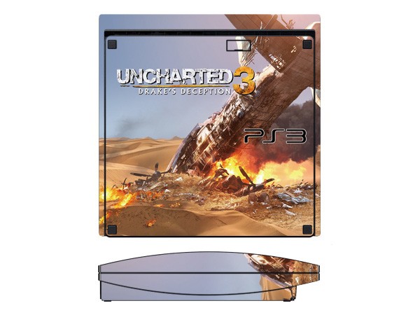 PS3 250GB Uncharted 3 Console Bundle Very Good 1Z