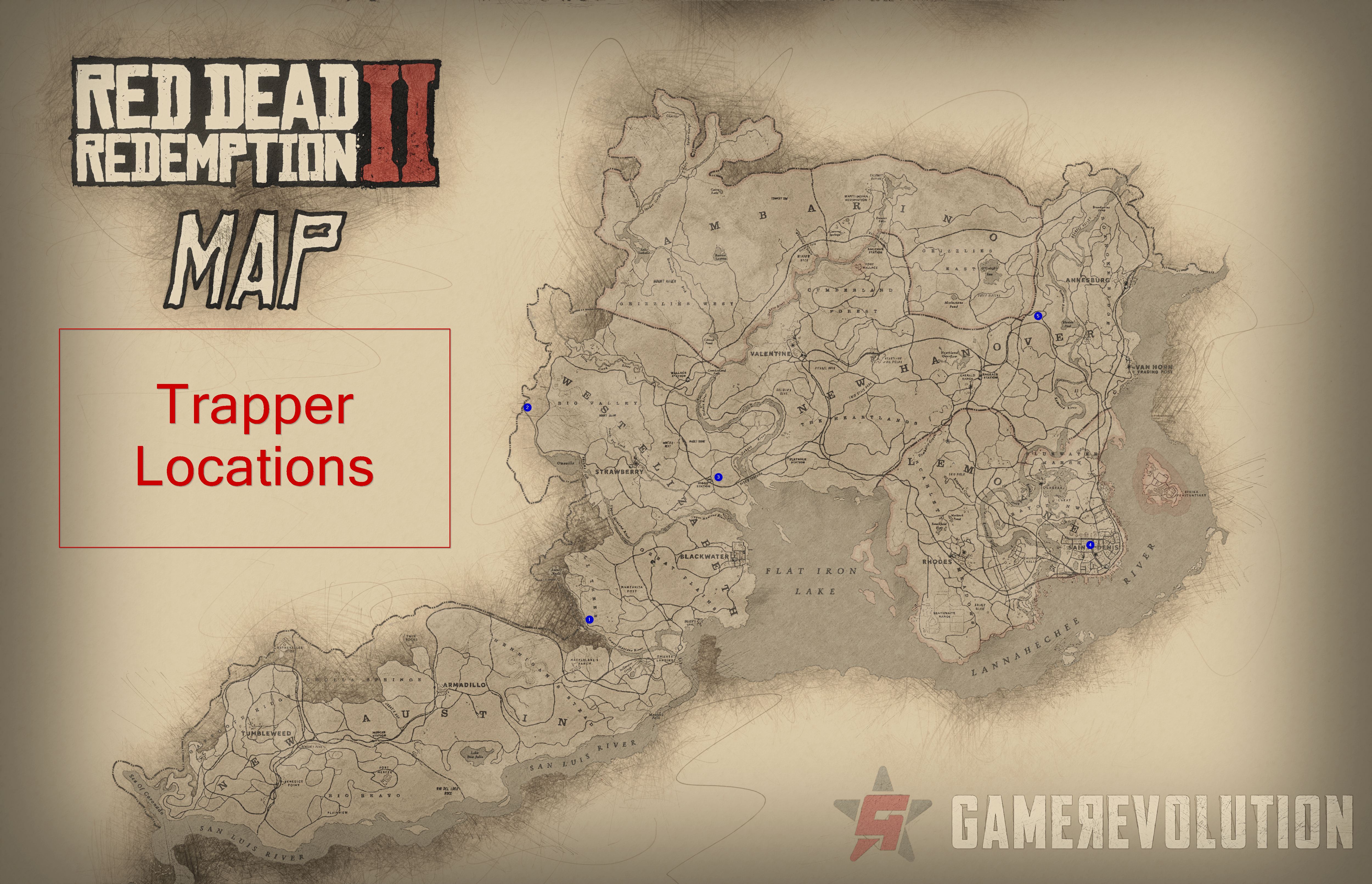 Red Dead 2 Trapper Location -