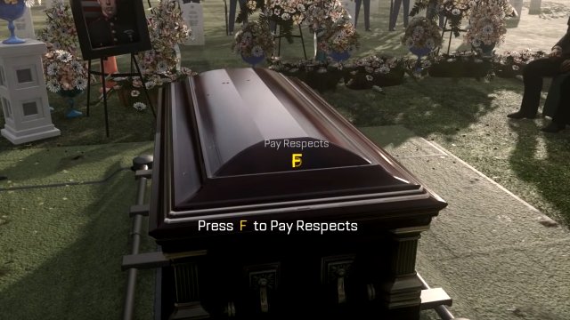 press f to pay respects or i shoot u - Am I the only one