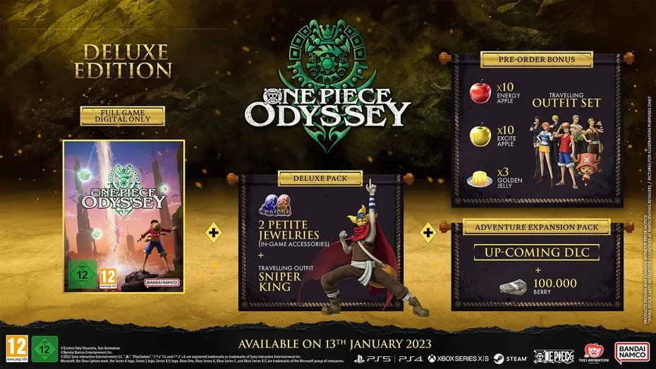 ONE PIECE ODYSSEY - Standard = PS5, PS4 and Xbox Series X